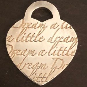 Tiffany & Co Silver "Dream A Little Dream" Heart